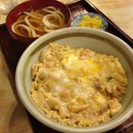 杵つきそば - H.28.10.4.昼 親子丼うどん定食 950円税込