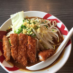 五ノ風 - 味噌カツカレーラーメン 生姜トッピング はらぺこクラブで980円^_^