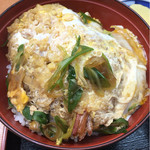 ちから - 天とじ丼（単品では600円）