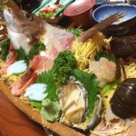 ささき - 舟盛りだよ(ノ≧∀)ﾉわぁ〜い♪