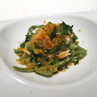 キメラ - 岡山の渡り蟹、イタリア唐墨の法蓮草のパスタ