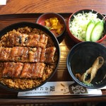 鰻のにしやま - うな丼 中¥1,880