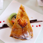 マウントフットフォレストカフェ - パイ生地にハートが…♡