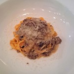 コースのパスタその２丹波猪のポロネーゼ