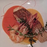 トラットリア ダ・ヴィンチ - コースの魚料理