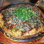 定食の府中焼き(2016.10.09)