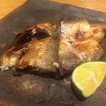 串焼き GoZZo - 秋刀魚の風干し肝醤油焼き（絶品）