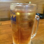 えびすこ本場所 - 烏龍茶がジョッキで来ます(笑)【ドリンク】