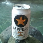 おたる宏楽園 - 室内露天風呂で一杯！