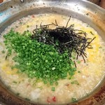 元祖台湾もつ鍋仁 - 雑炊も頂いちゃった♪(201609)