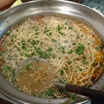 元祖台湾もつ鍋仁 - 〆はやっぱりラーメン♪(201609)