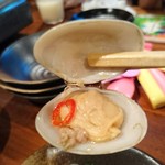 元祖台湾もつ鍋仁 - 絶品のアサリ♪(201609)