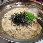 元祖台湾もつ鍋仁 - 塩　雑炊♪(201610)