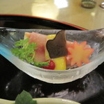 元湯 玉川館 - 無花果と生ハム