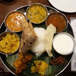 106 サウスインディアン - 休日ミールスランチ　1480円☆　指南書もあります！