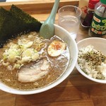 ラーメン 三太 - 160915ランチセット620円みそラーメンライス付