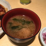 名古屋名物 みそかつ 矢場とん - 赤出汁