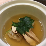 すし 陸 - 鱧と松茸の土瓶蒸し