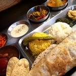 南インド家庭料理 カルナータカー - いつものセット