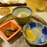 柳家錦 - 舞茸、こんにゃくなどの箸休め