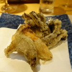 柳家錦 - 四種天然茸の天ぷら