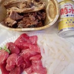 魚仁 - マグロとイカ＋あら煮