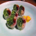 たべごと屋 ござる - 生秋刀魚と納豆の生春巻き：2010年11月