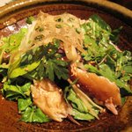 たべごと屋 ござる - 鯖の文化干しと香り和野菜のサラダ：2010年11月