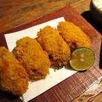 たべごと屋 ござる - 牡蠣フライ　しば漬けタルタルソース：2010年11月