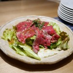 夢や - 石窯ローストビーフのサラダ　1,000円