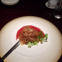 過門香 銀座本店 - ちょっと甘めの味付けのクラゲの前菜