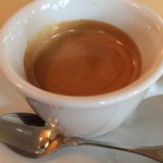 トラットリア ラ・パタータ - エスプレッソがうまい。