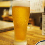 ビストロ割烹 YAOYA - ハイネケン生ビール