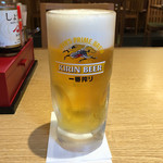 ゆめあん食堂 - 生ビール330円
