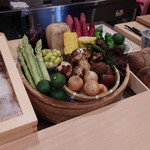 天ぷら 蕎楽亭 - お野菜もたっぷり！(2016/9)