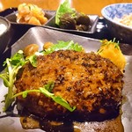 [No.1 attention] Specially selected Japanese black beef double Hamburg Steak lunch