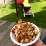 牛小屋のアイス - キャラメルポップコーンアイス