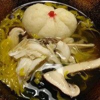 喜想菴 - 渡蟹の身、松茸入り真丈