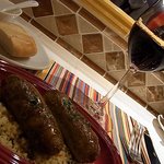 トラットリア サルダ レナビアンカ - 自家製サルシッチャと赤ワイン