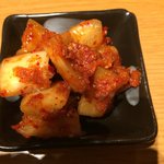 Horumon Yakiniku Buchi - カクテキ　2016.10.09