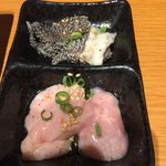 Horumon Yakiniku Buchi - お通しのしびれとせんまい　2016.10.09