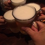 癒宴 - のどが渇いていたのでビールで乾杯