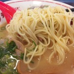 天下一品 - 麺硬めにしましたが、柔らかめの方が好いです。