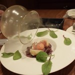 ビストロ 集 - 2016.10　国産牛コールドビーフの瞬間スモーク