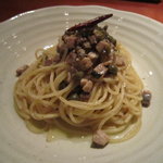 梅家 - さんまとケッパーの　　　ペペロンチーノ