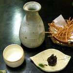 小樽・蕎麦屋・籔半 - 藪半 「日本酒（熱燗）」