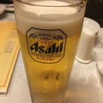川菜館 - 生ビール201609