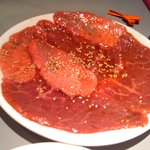 ビーフキッチン 中目黒本店 - しんしんとかめのこ（1秒焼き）