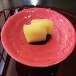 あま屋 - 柿のふろ吹き。