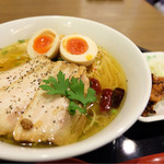 十夢 - ペペロンチーノラーメン全部のせ(小)